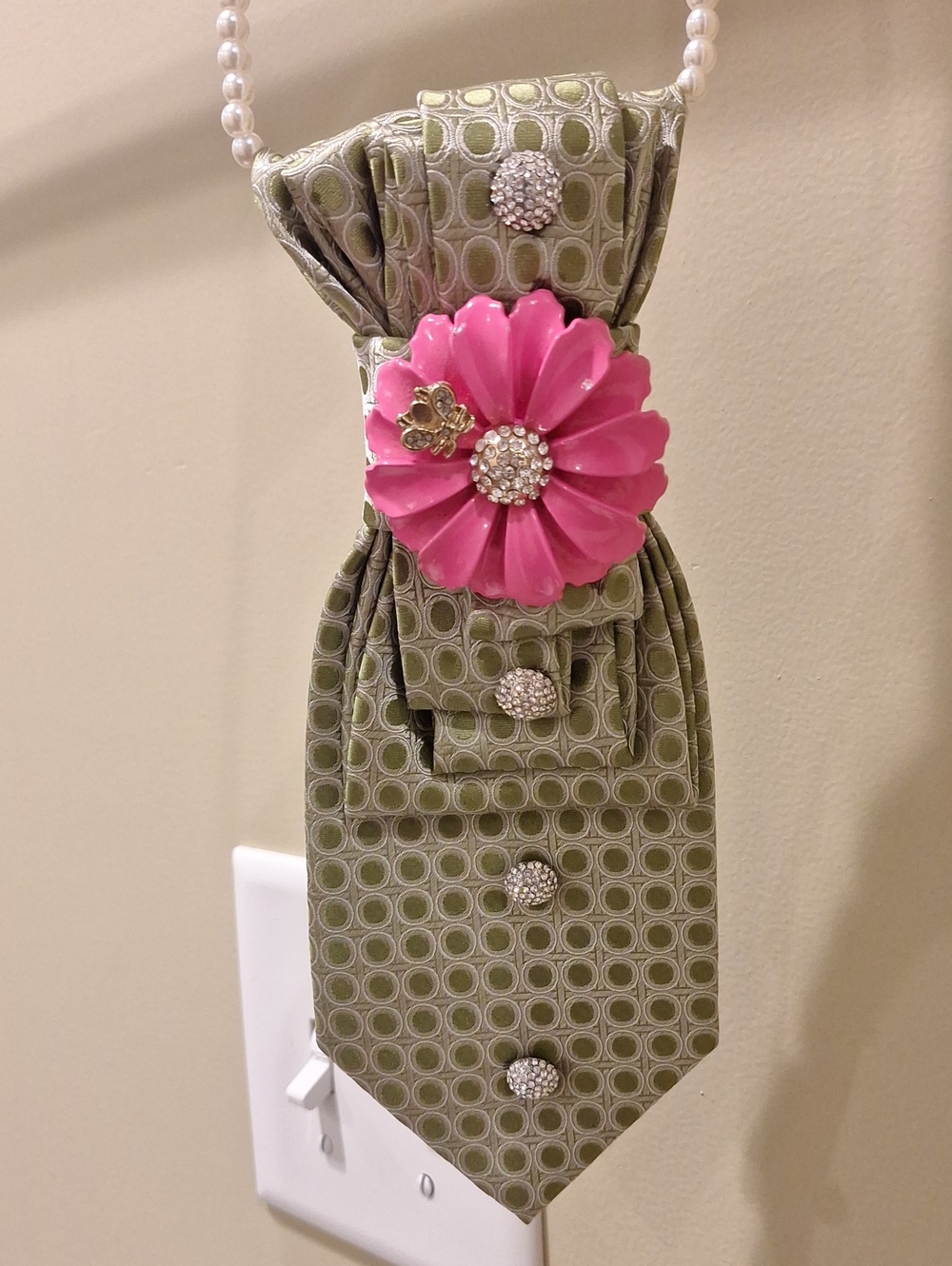 Claiborne Upcycled Necktie Necklace